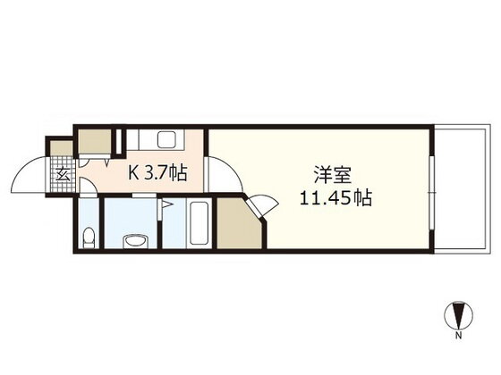 広島県広島市南区松川町 広島駅 1K マンション 賃貸物件詳細