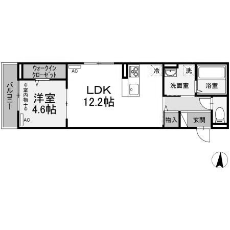 茨城県古河市東本町１ 古河駅 1LDK アパート 賃貸物件詳細