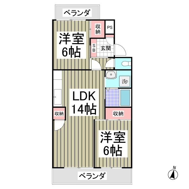 埼玉県行田市宮本 行田市駅 2LDK マンション 賃貸物件詳細