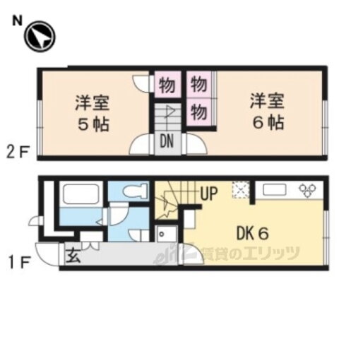 滋賀県近江八幡市安土町西老蘇 安土駅 2DK アパート 賃貸物件詳細