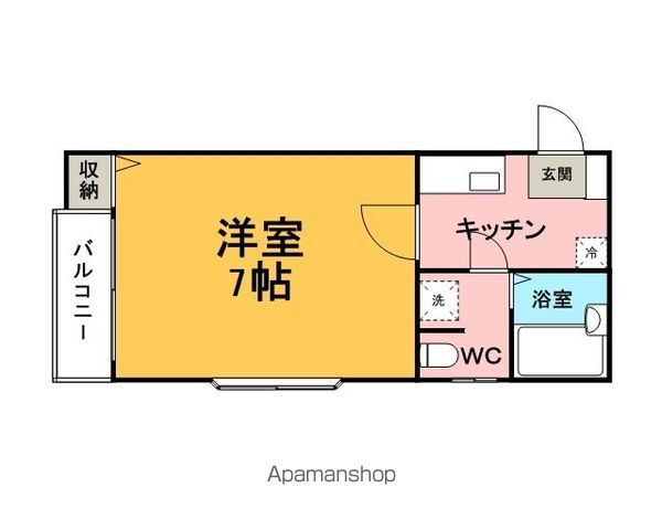 福岡県福岡市東区筥松３ 箱崎駅 1K アパート 賃貸物件詳細