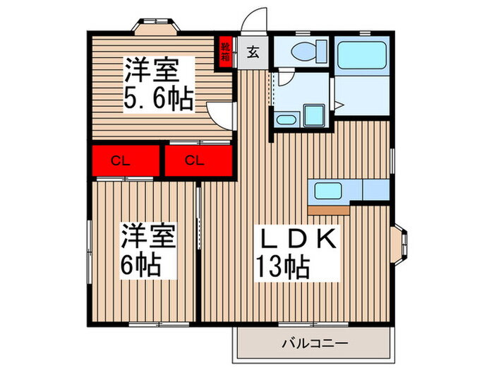 埼玉県さいたま市中央区下落合２ 与野駅 2LDK アパート 賃貸物件詳細