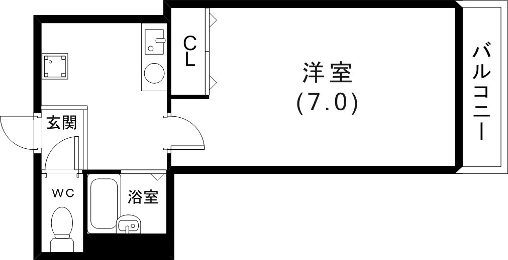 兵庫県神戸市中央区八雲通２ 春日野道駅 1K マンション 賃貸物件詳細