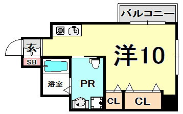 サンステージ神戸大倉山 7階 1K 賃貸物件詳細