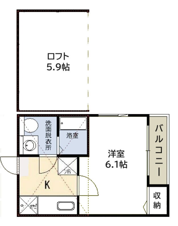 アーバンハイツ北仙台 1階 1K 賃貸物件詳細