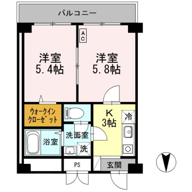 兵庫県神戸市北区谷上西町 谷上駅 2K アパート 賃貸物件詳細
