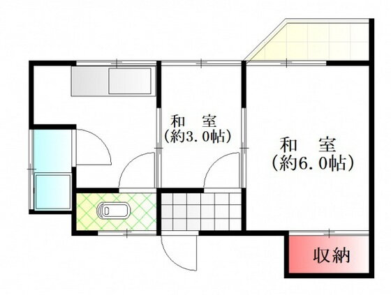 広島県広島市南区堀越３ 向洋駅 2K アパート 賃貸物件詳細