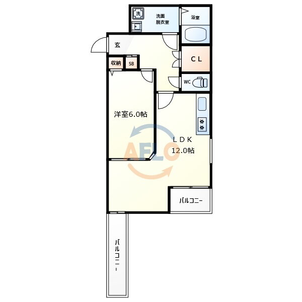 大阪府大阪市浪速区幸町２ 四ツ橋駅 1LDK マンション 賃貸物件詳細