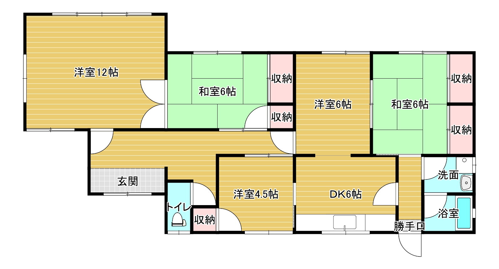 愛媛県新居浜市中萩町 新居浜駅 5K 一戸建て 賃貸物件詳細