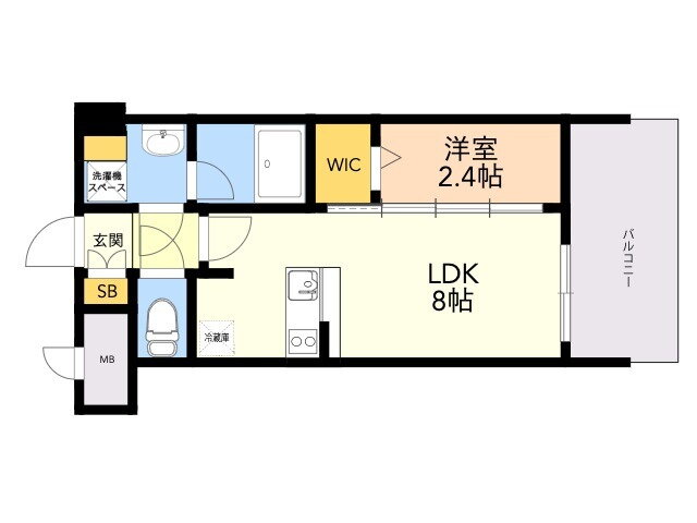 福岡県福岡市博多区石城町 千代県庁口駅 1LDK マンション 賃貸物件詳細