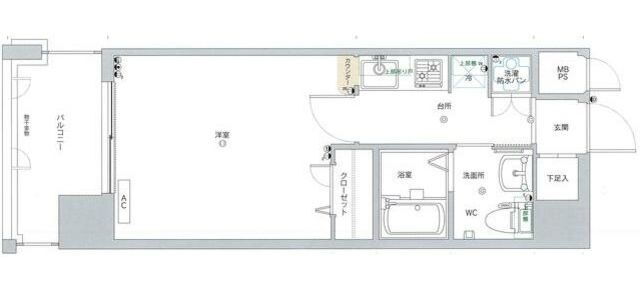福岡県福岡市中央区白金２ 西鉄平尾駅 1K マンション 賃貸物件詳細