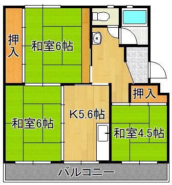 福岡県北九州市八幡西区泉ケ浦２ 東水巻駅 3K マンション 賃貸物件詳細