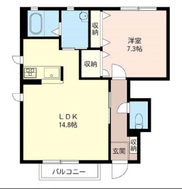 エクセルＡ 1階 1LDK 賃貸物件詳細