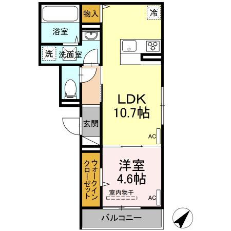 広島県福山市多治米町４ 1LDK アパート 賃貸物件詳細