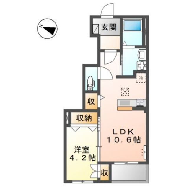 東京都日野市西平山５ 長沼駅 1LDK アパート 賃貸物件詳細