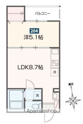 東京都新宿区北新宿３ 大久保駅 1LDK アパート 賃貸物件詳細