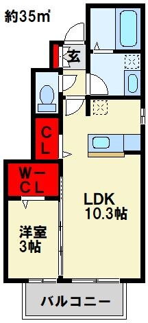 福岡県北九州市戸畑区土取町 九州工大前駅 1LDK アパート 賃貸物件詳細