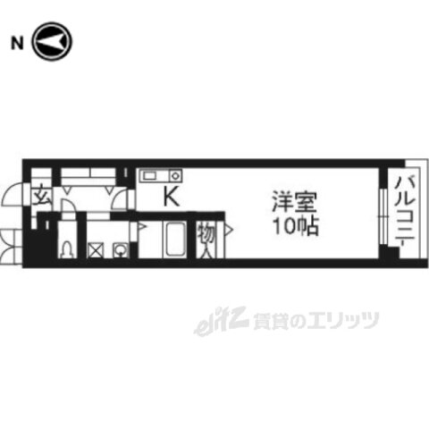 京都府京都市中京区占出山町 烏丸駅 ワンルーム マンション 賃貸物件詳細