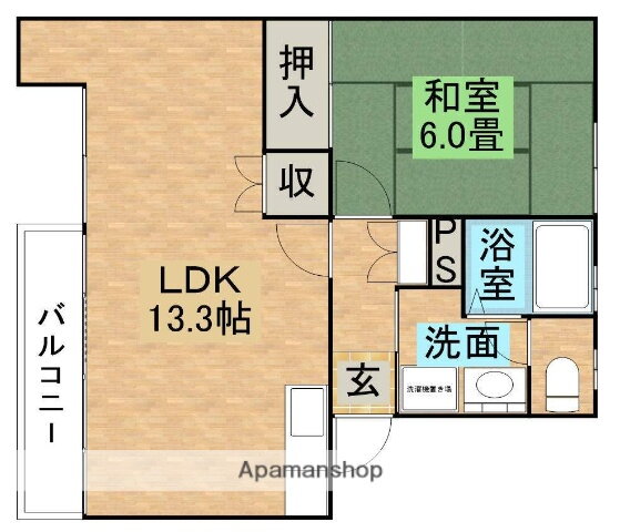 メゾン・ド・青風 3階 1LDK 賃貸物件詳細