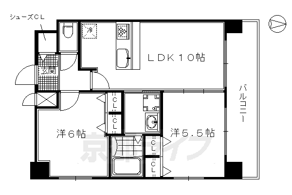 京都府京都市下京区上柳町 五条駅 2LDK マンション 賃貸物件詳細