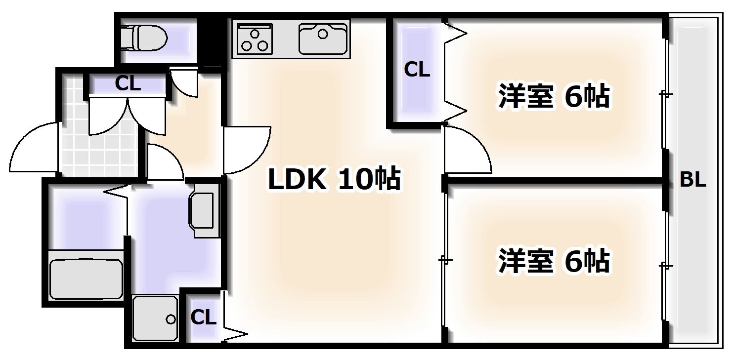 大阪府大阪市西成区千本南１ 岸里玉出駅 2LDK マンション 賃貸物件詳細