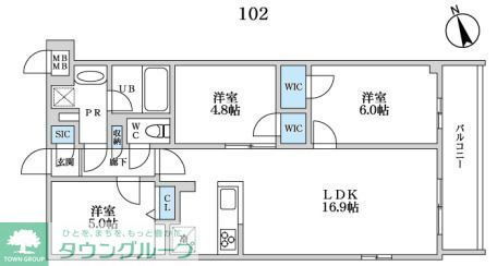 東京都杉並区宮前４ 富士見ヶ丘駅 3LDK マンション 賃貸物件詳細