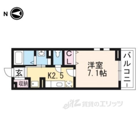 京都府京都市伏見区深草西浦町１ くいな橋駅 1K マンション 賃貸物件詳細