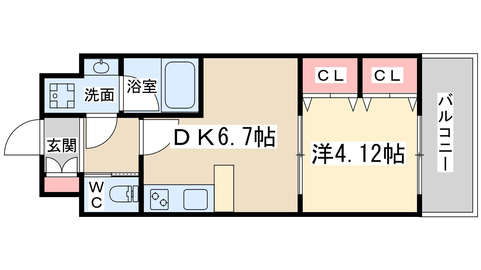 大阪府大阪市北区大淀北１ 中津駅 1DK マンション 賃貸物件詳細