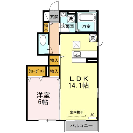 宮城県仙台市宮城野区岩切字昭和北 岩切駅 1LDK アパート 賃貸物件詳細
