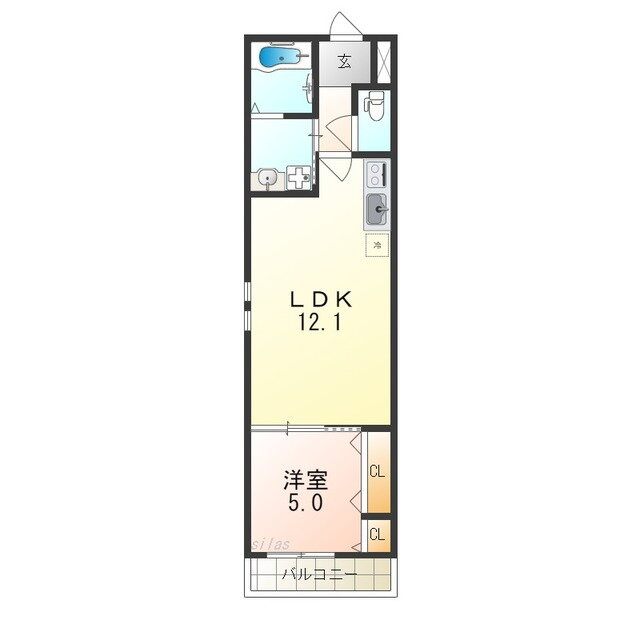 大阪府大阪市東住吉区湯里１ 針中野駅 1LDK アパート 賃貸物件詳細