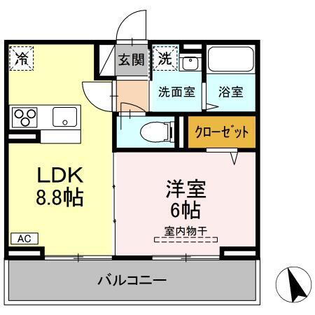 宮城県仙台市宮城野区福室３ 陸前高砂駅 1LDK アパート 賃貸物件詳細