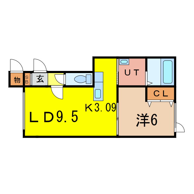 北海道旭川市五条西３ 旭川駅 1LDK アパート 賃貸物件詳細