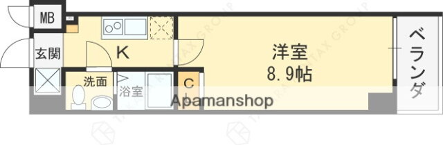 大阪府八尾市本町５ 近鉄八尾駅 1K マンション 賃貸物件詳細