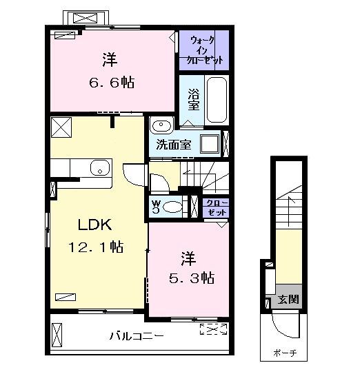 愛知県名古屋市港区東茶屋２ 荒子川公園駅 2LDK アパート 賃貸物件詳細