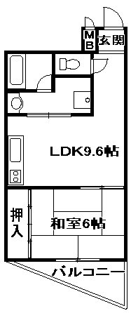 兵庫県三田市駅前町 三田駅 1LDK アパート 賃貸物件詳細