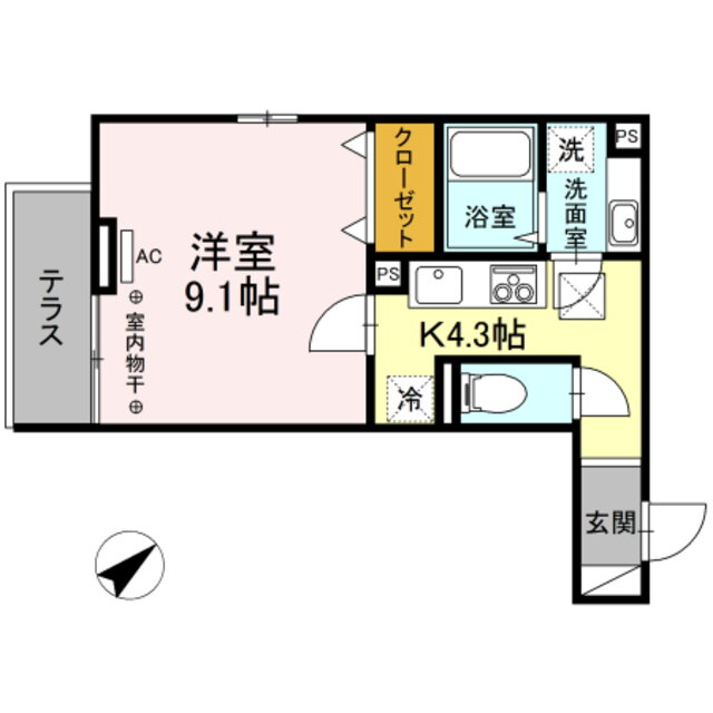 東京都八王子市大塚 大塚・帝京大学駅 1K アパート 賃貸物件詳細