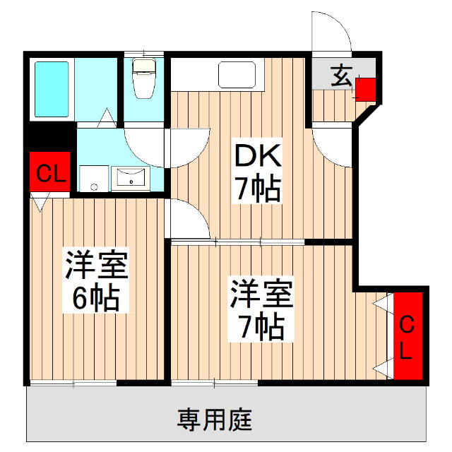 埼玉県志木市中宗岡２ 志木駅 2DK アパート 賃貸物件詳細