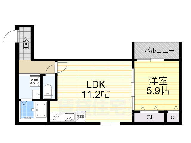 大阪府高石市綾園５ 北助松駅 1LDK アパート 賃貸物件詳細