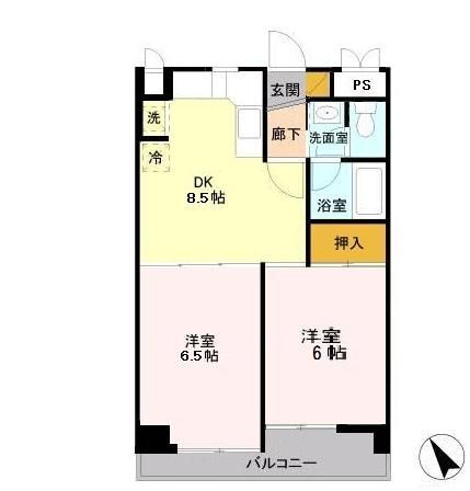 埼玉県朝霞市浜崎３ 朝霞台駅 2DK マンション 賃貸物件詳細