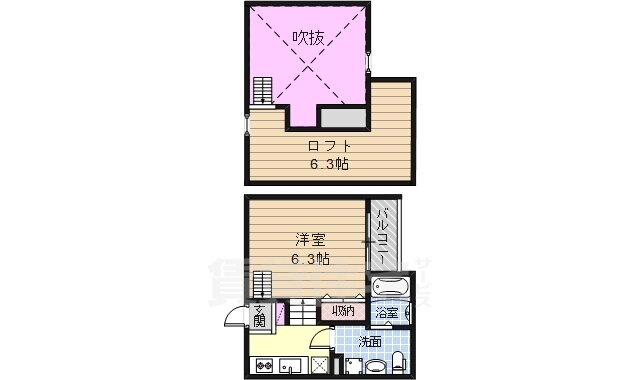 兵庫県尼崎市大庄西町３ 武庫川駅 1K アパート 賃貸物件詳細