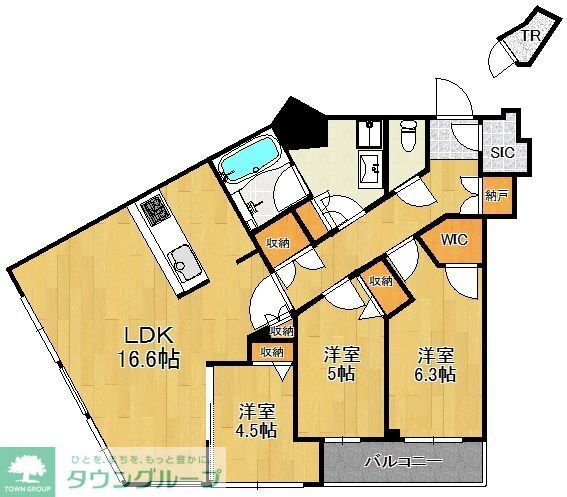 アイタワー 4階 3LDK 賃貸物件詳細