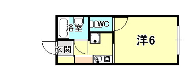 兵庫県西宮市松籟荘 甲東園駅 ワンルーム アパート 賃貸物件詳細