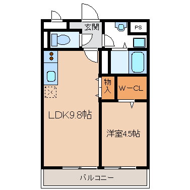 京都府長岡京市奥海印寺竹ノ下 長岡天神駅 1LDK マンション 賃貸物件詳細