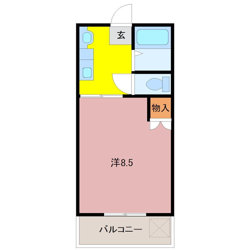 熊本県熊本市西区池田３ 池田駅 1K アパート 賃貸物件詳細
