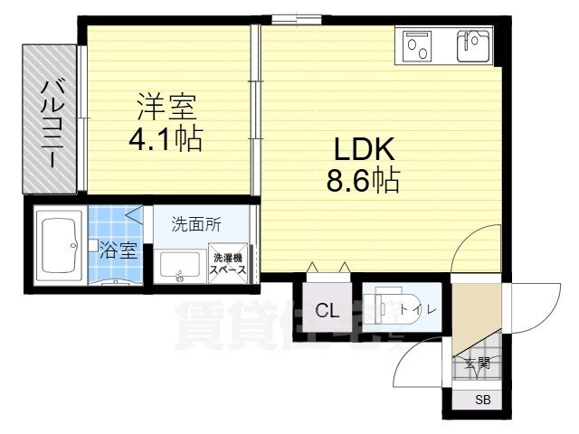 大阪府大阪市西淀川区花川２ 姫島駅 1LDK アパート 賃貸物件詳細