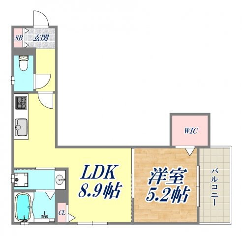 兵庫県尼崎市神田中通８ 尼崎駅 1LDK アパート 賃貸物件詳細