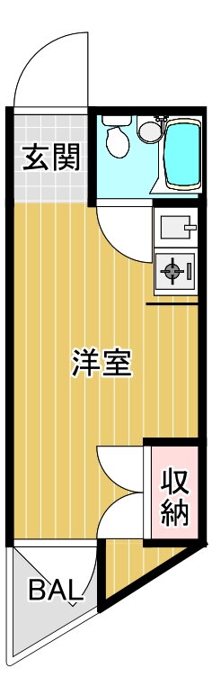 レインボー仙台 2階 ワンルーム 賃貸物件詳細