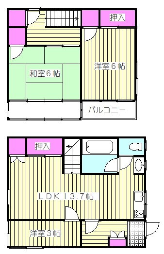 埼玉県川口市鳩ヶ谷本町３ 鳩ヶ谷駅 3LDK 一戸建て 賃貸物件詳細