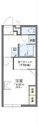 鳥取県米子市上福原５ 米子駅 1K アパート 賃貸物件詳細
