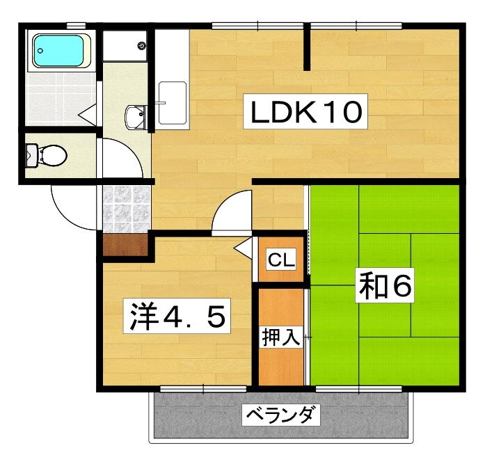 大阪府寝屋川市木屋元町 香里園駅 2LDK アパート 賃貸物件詳細